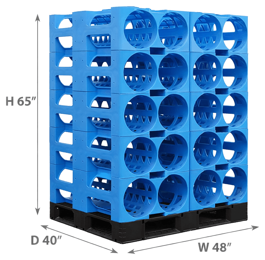 40 Bottles Rack