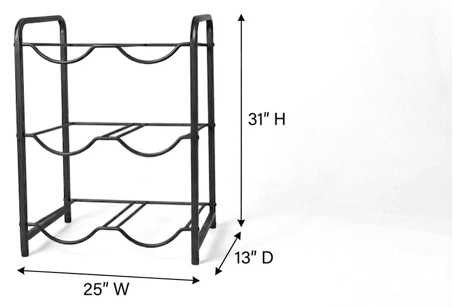 3-Tier Double Row Rack